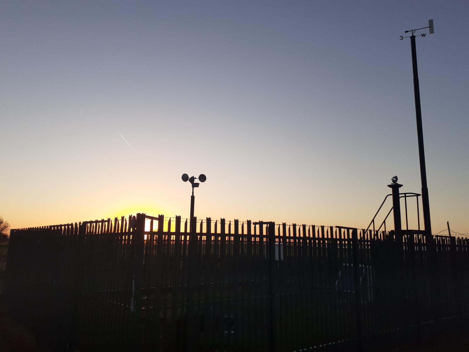 A look inside the Stevenson Screen as UK temperatures pass 40C for the first time