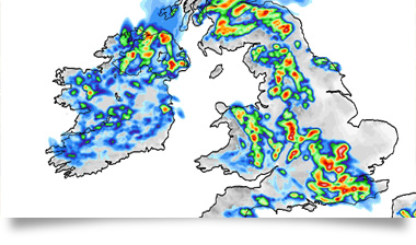 Rainfall total maps