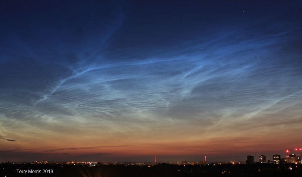 What are Noctilucent clouds? Also known as NLCs or Polar Mesospheric Clouds PMCs